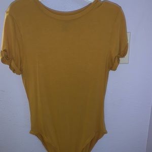Forever 21 Yellow Body Suit